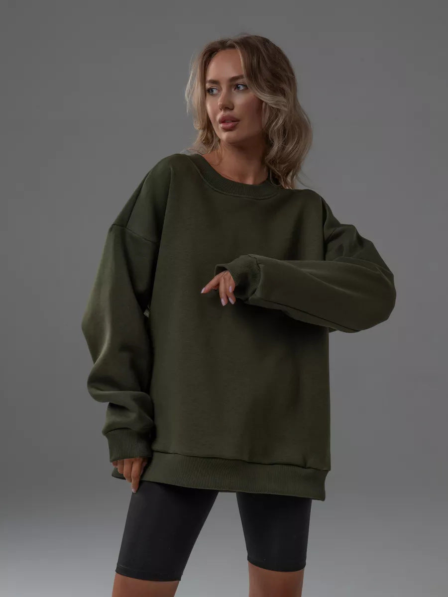 Damen oversized Komfort-Sweatshirt Amawinc