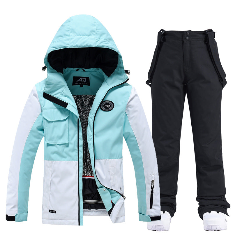 Veste Et Pantalon De Ski Pour Femme Résistants À L Eau Et Au Vent Avec Coupe Ajustée