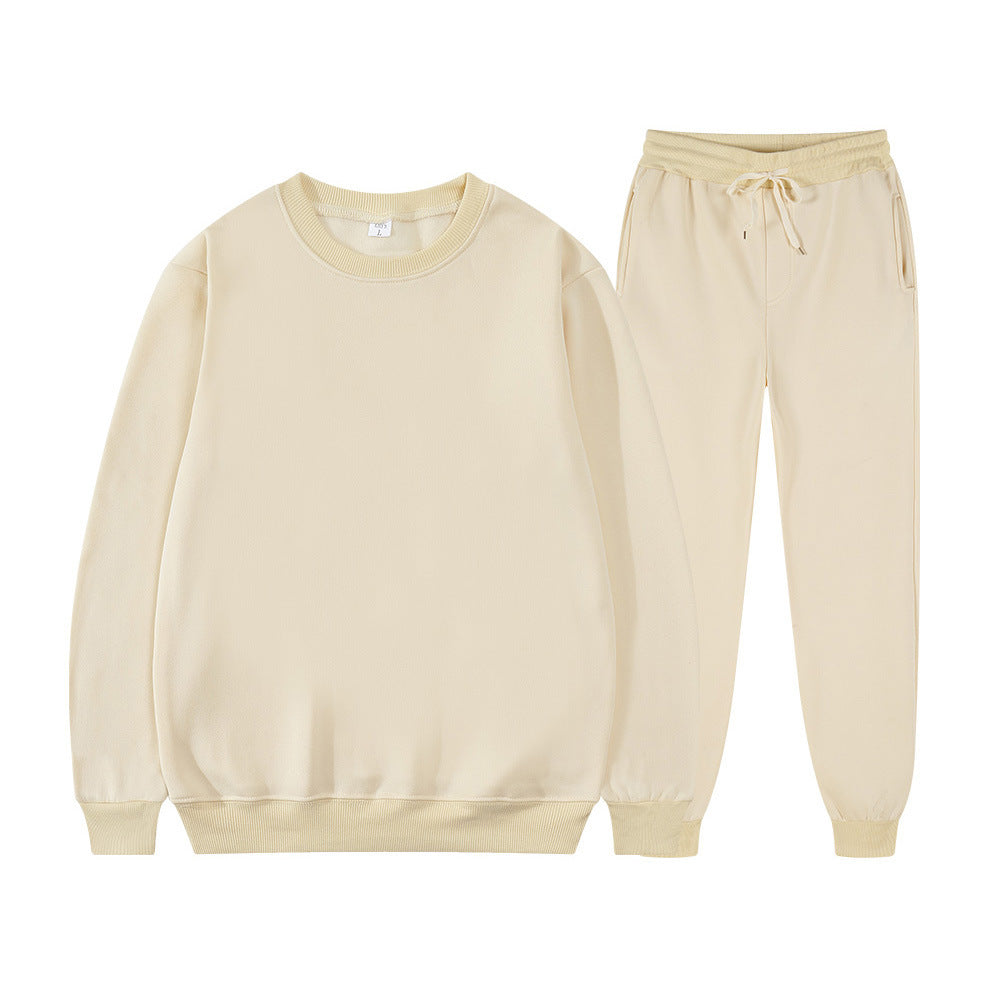 Damen Sportlicher Sweat-Anzug mit komfortablem Schnitt und elastischem Bund Amawinc