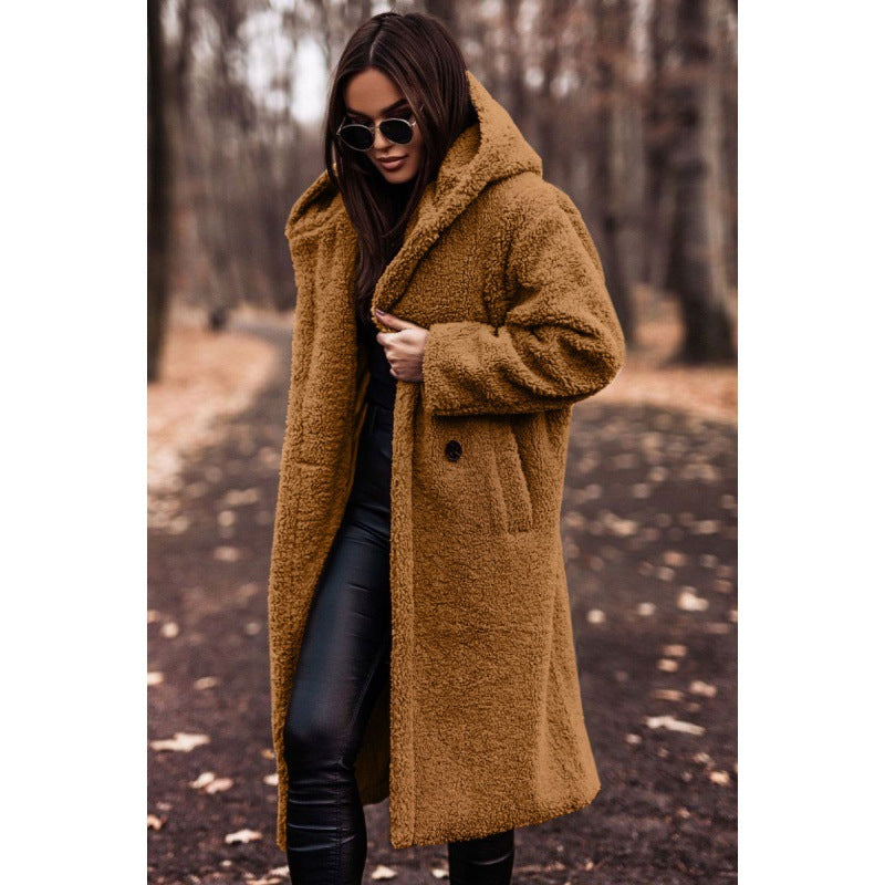 Damen Kuscheliger Oversized-Mantel Amawinc