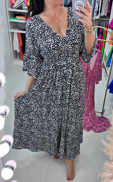 Fudus Strandkleid: Lockerer, langer Rock im Fake-Beach-Stil