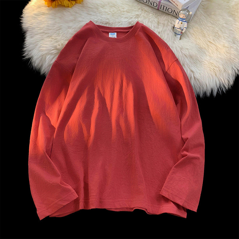 Damen Lässiges Langarmshirt aus hochwertiger Baumwolle Amawinc