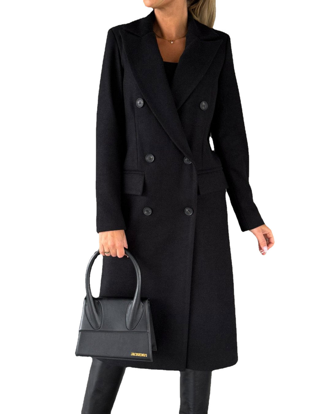 Damen Eleganter und zeitloser Trenchcoat mit doppelter Knopfleiste und praktischen Taschen Amawinc