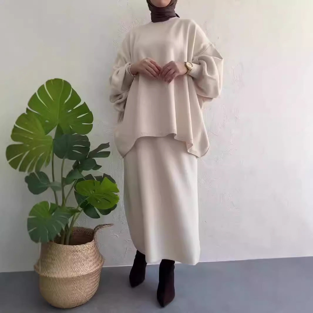 Damen Lässiges Sweat-Set mit weitem Schnitt und bequemen Taschen Amawinc