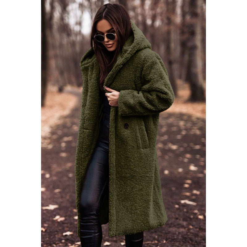 Damen Kuscheliger Oversized-Mantel Amawinc