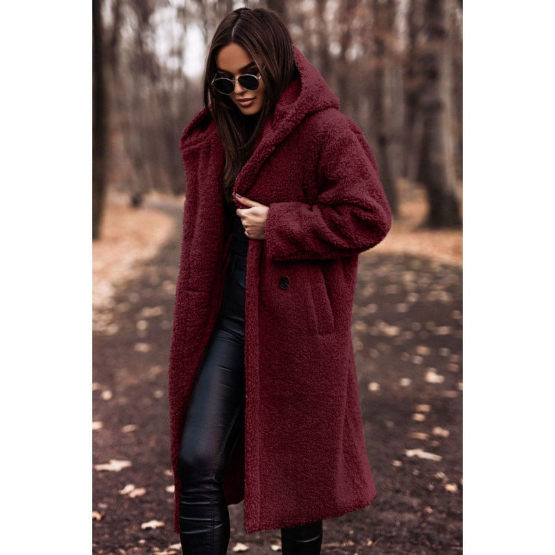 Damen Kuscheliger Oversized-Mantel Amawinc