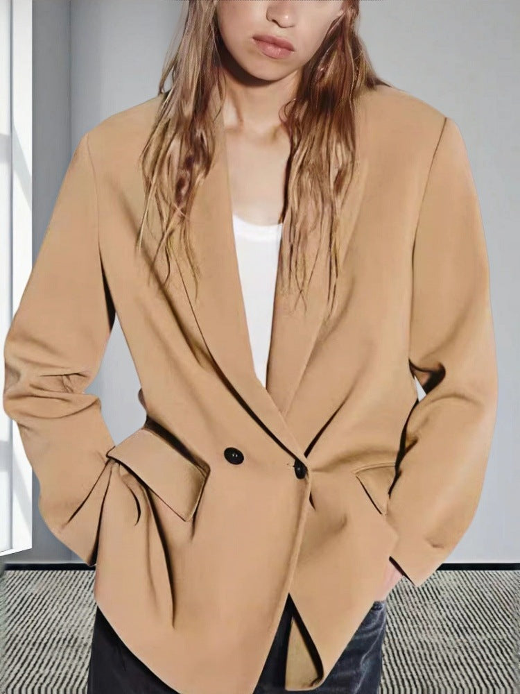 Damen Modischer und eleganter Oversized Blazer Amawinc
