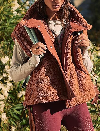 Damen kuschelige Weste Amawinc