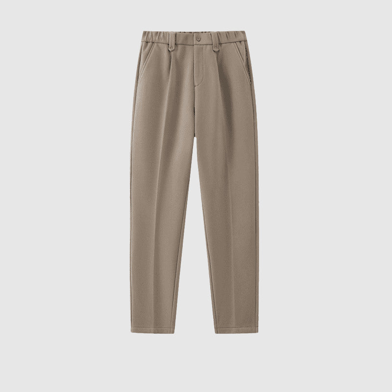 Pantalon Confort Élite François Blanchet En Mélange Coton Lin Pour Hiver Chaud Et Confortable