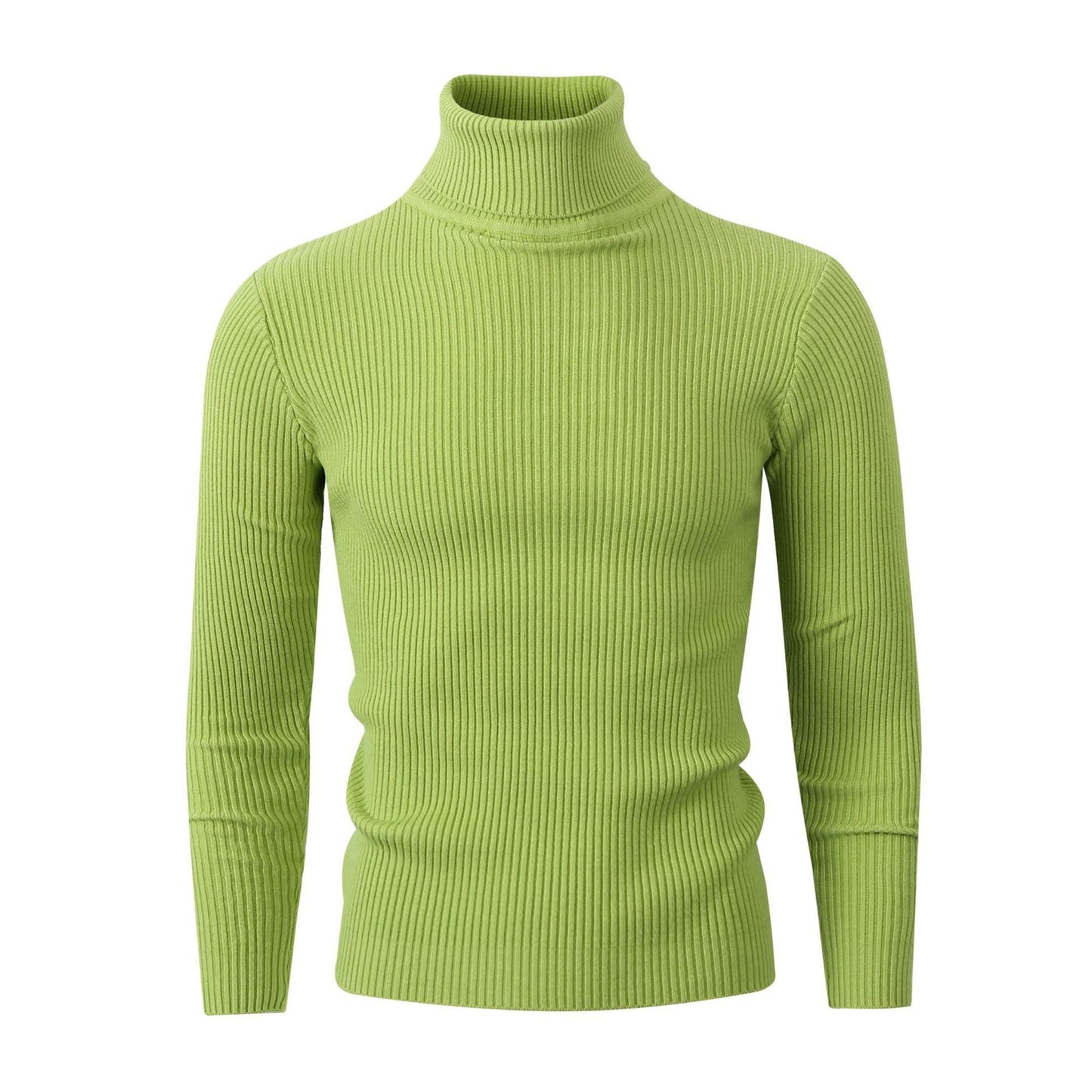 Damen modischer Rollkragenpullover aus weichem Strick Amawinc