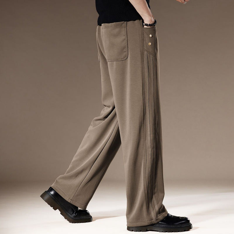 Pantalon Lounge Ice Silk en Viscose à Jambe Large Ultra Confort Décontracté et Fluide