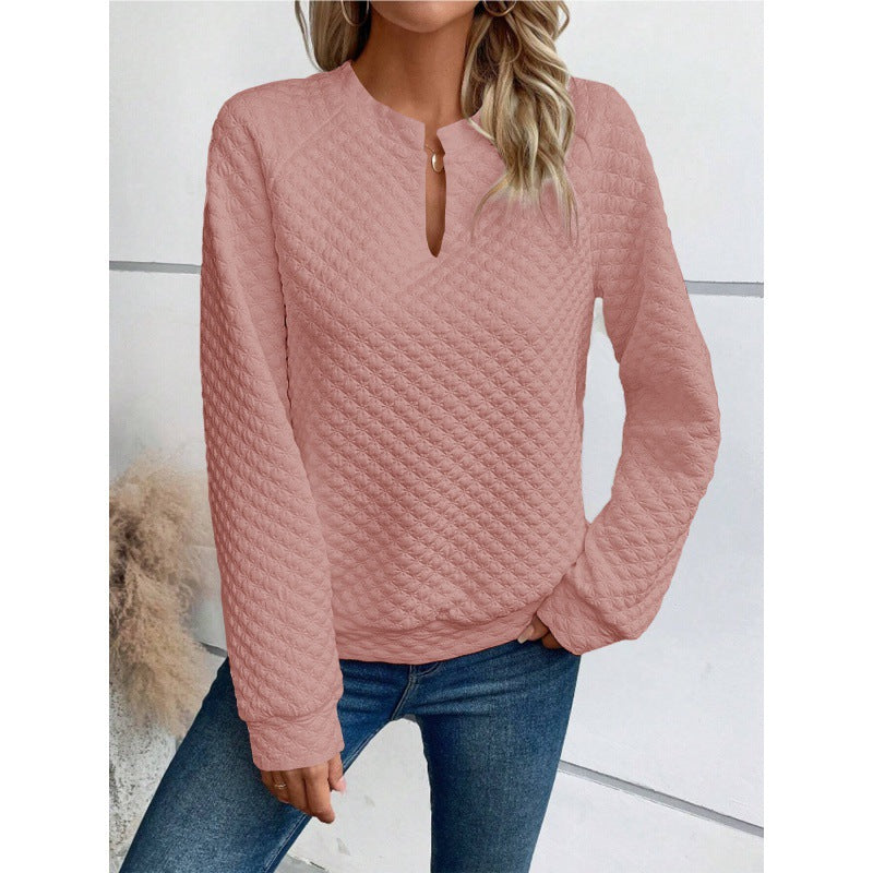 Damen Quilted Pullover Amawinc