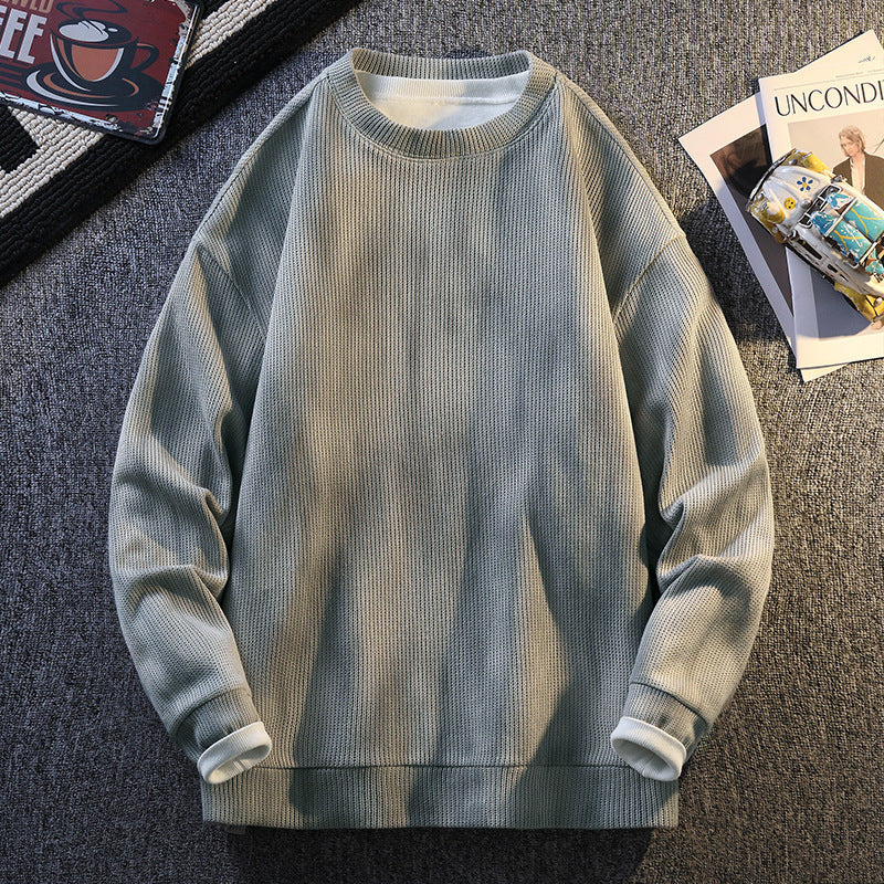 Damen Sweatshirt mit Rippstruktur und bequemen Schnitt Amawinc