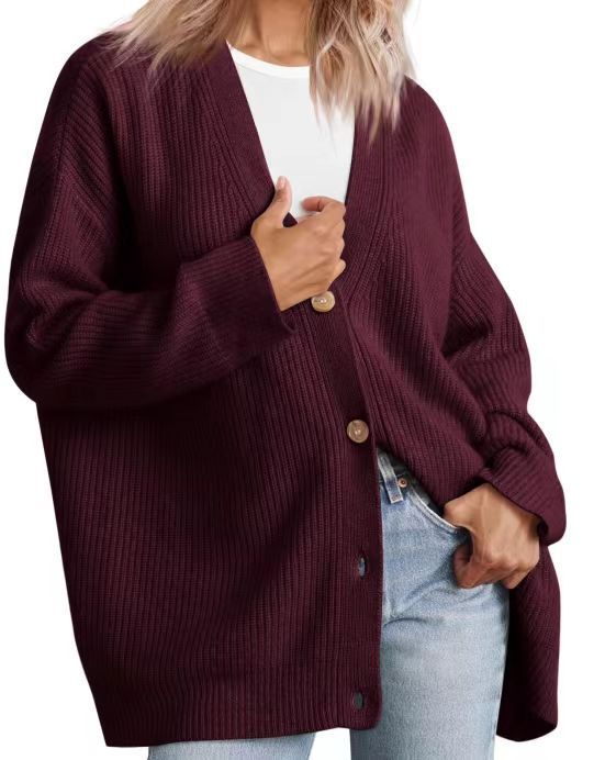 Audrey Cardigan Boutonné Rayé Pour Femme Amawinc Élégance Décontractée Et Confortable