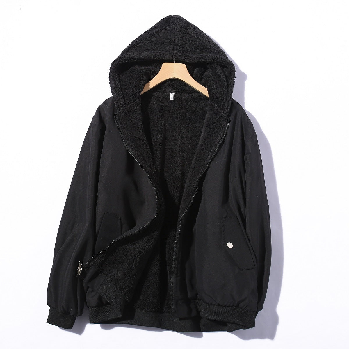 Damen Kuschelige Fleece-Jacke Amawinc