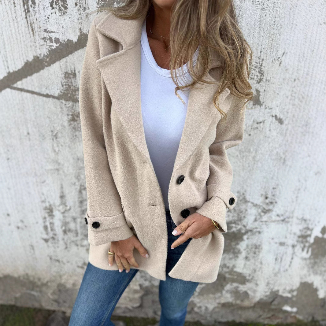 Damen modische Oversized-Manteljacke Amawinc