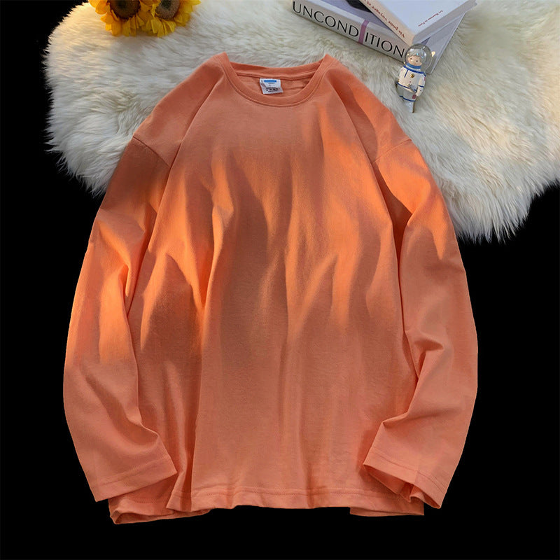 Damen Lässiges Langarmshirt aus hochwertiger Baumwolle Amawinc