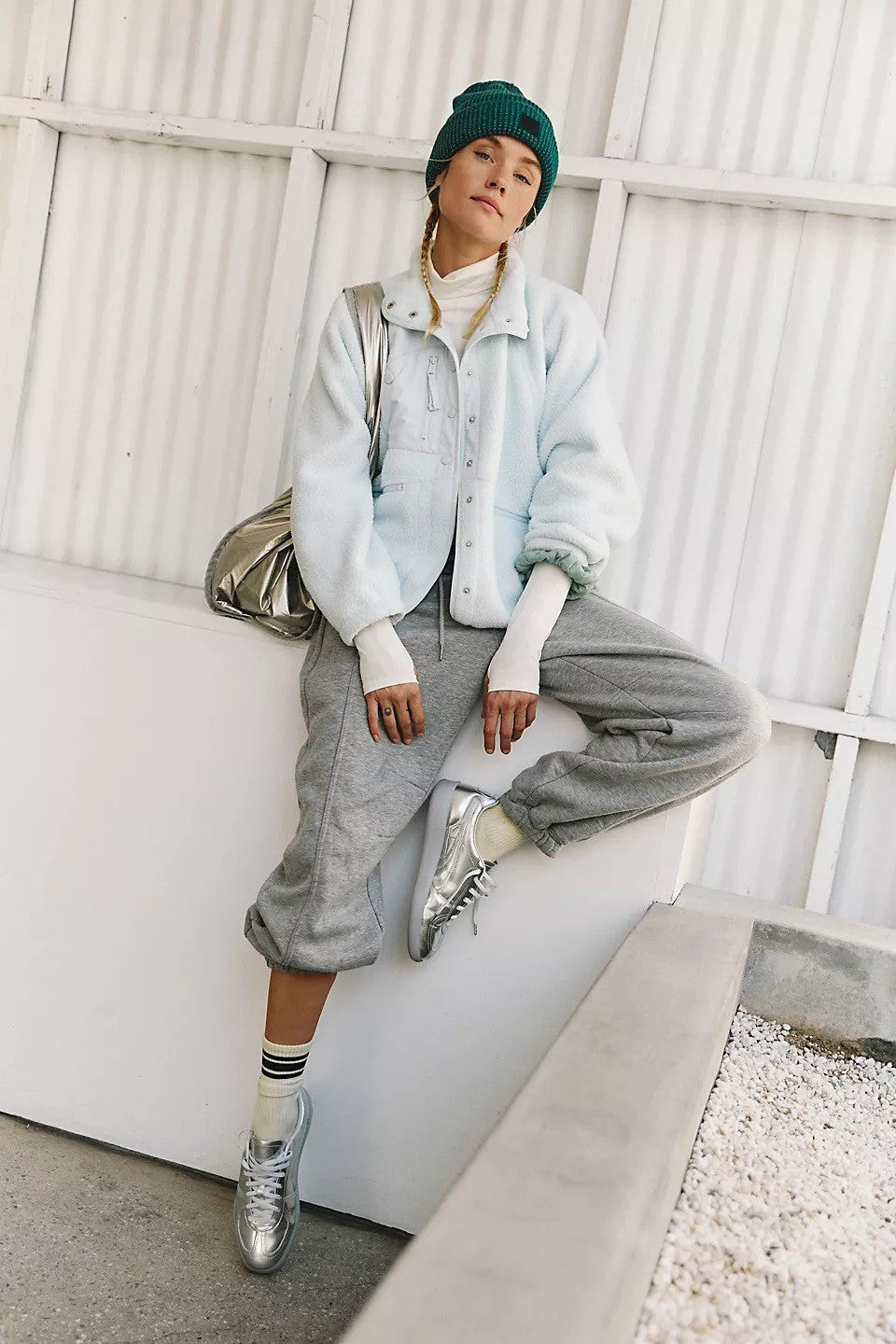 Damen elegante und gemütliche Fleecejacke Amawinc