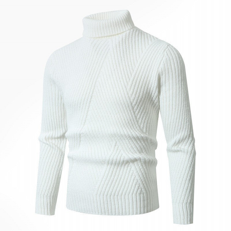 Damen Rollkragenpullover mit strukturiertem Design von Amawinc