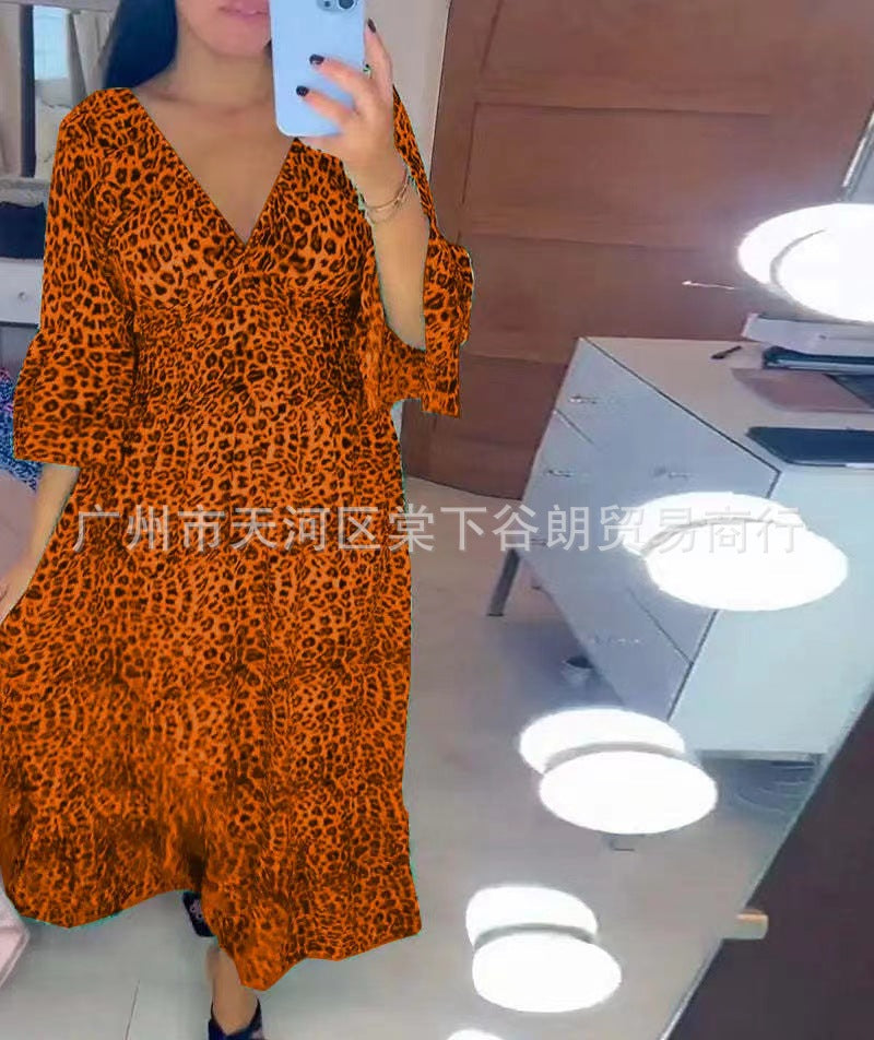 Lockeres Leopardenkleid von Fudus