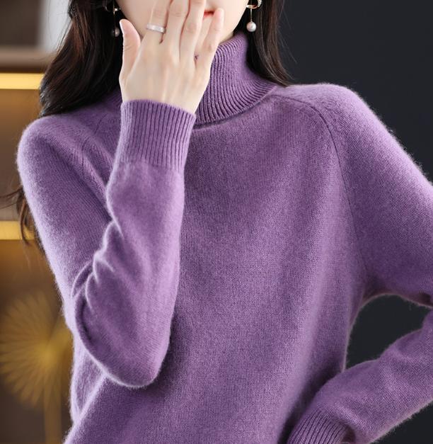 Damen Rollkragenpullover aus weichem Amawinc