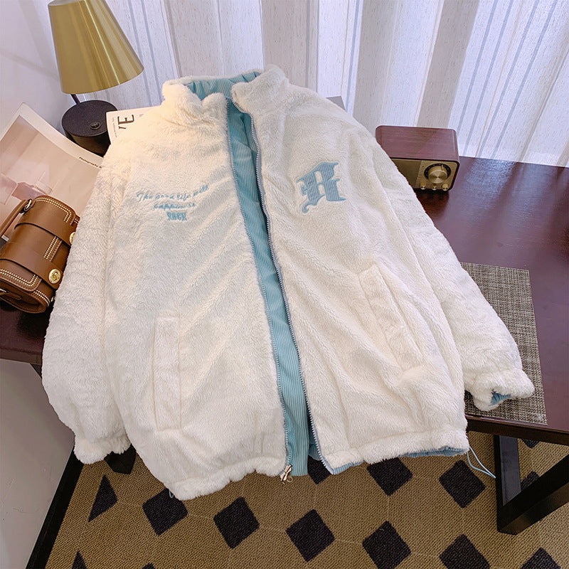 Damen Wattierte Freizeitjacke mit luxuriösem Stehkragen und praktischen Taschen Amawinc