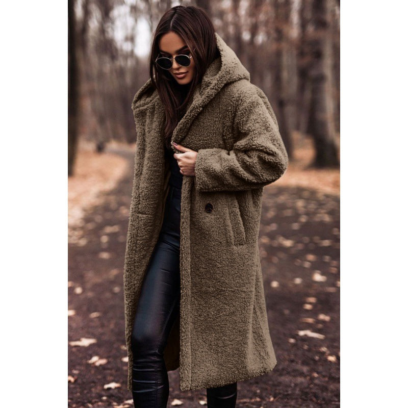 Damen Kuscheliger Oversized-Mantel Amawinc