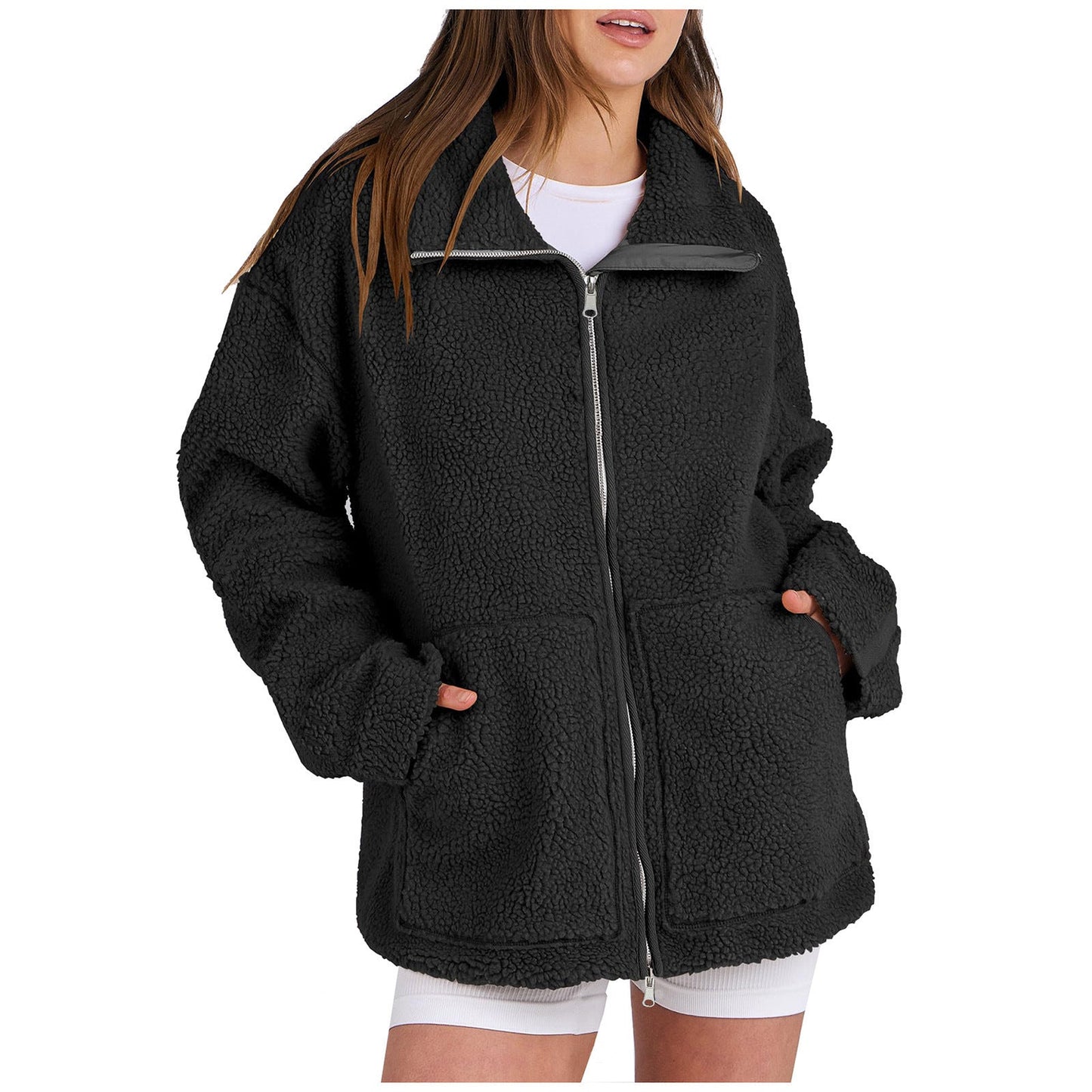 Damen Gemütlicher Fleece-Hoodie Amawinc