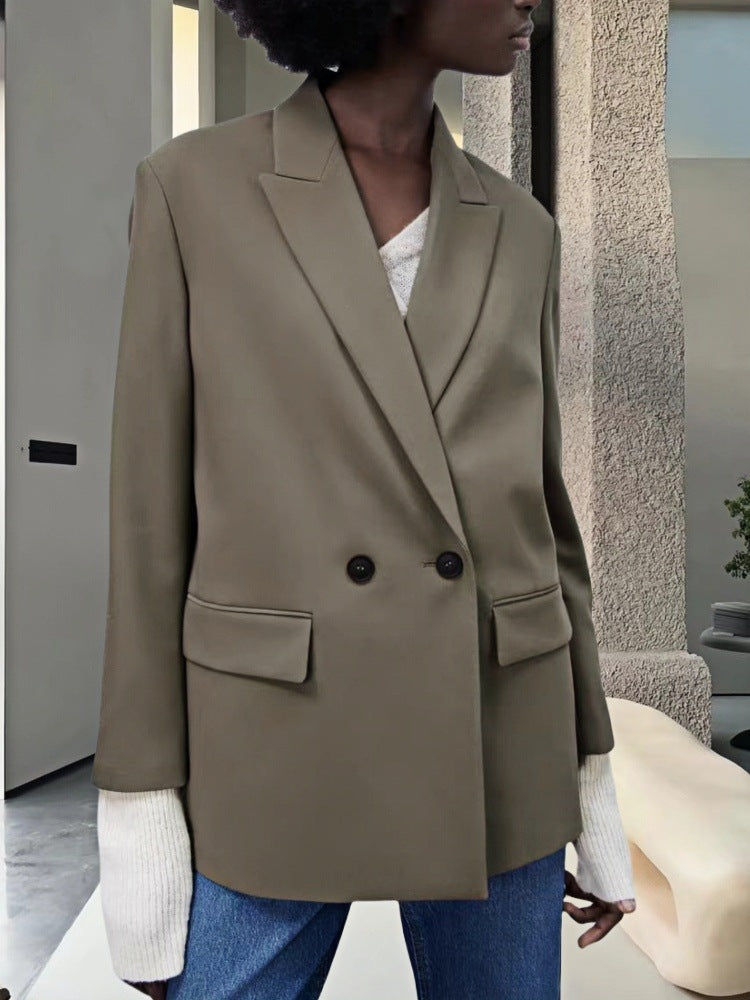 Damen Modischer und eleganter Oversized Blazer Amawinc