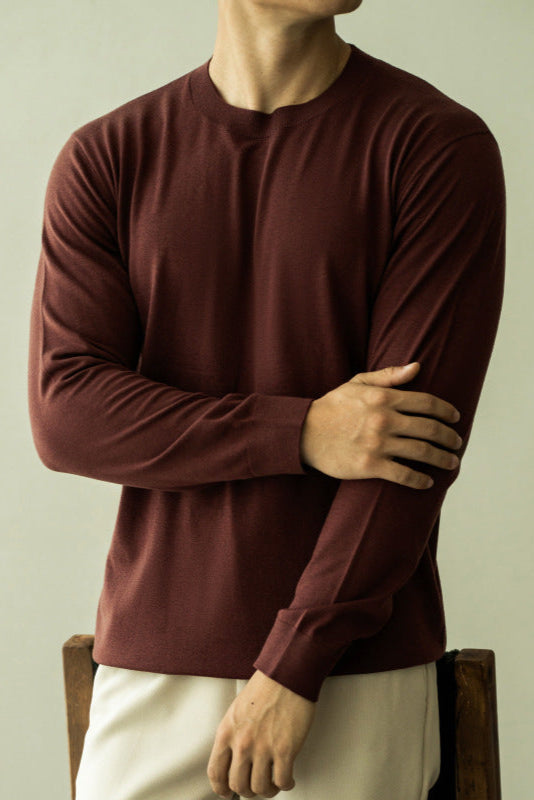 Chemise En Soie Mélangée À Manches Longues Respirante Et Polyvalente Pour Un Style Décontracté Et Classique