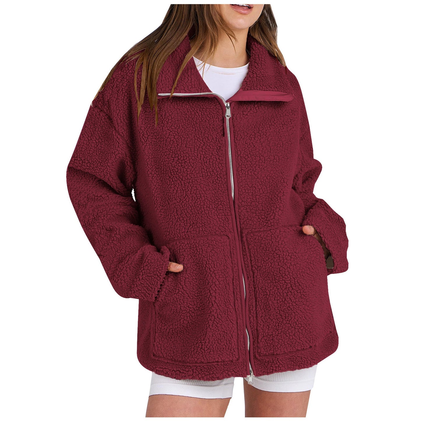 Damen Gemütlicher Fleece-Hoodie Amawinc