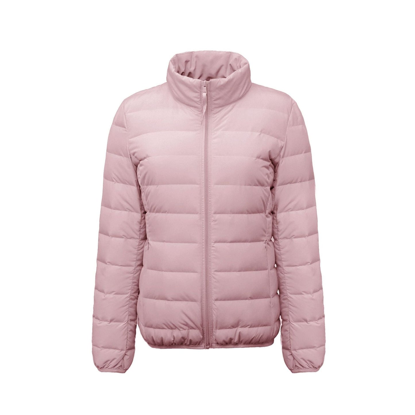 Damen Isolierte Steppjacke mit hohem Kragen und elastischen Bündchen Amawinc