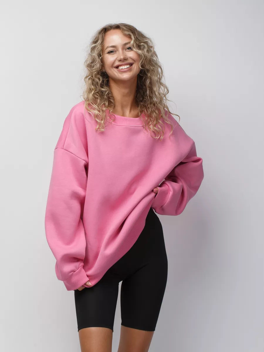 Damen oversized Komfort-Sweatshirt Amawinc