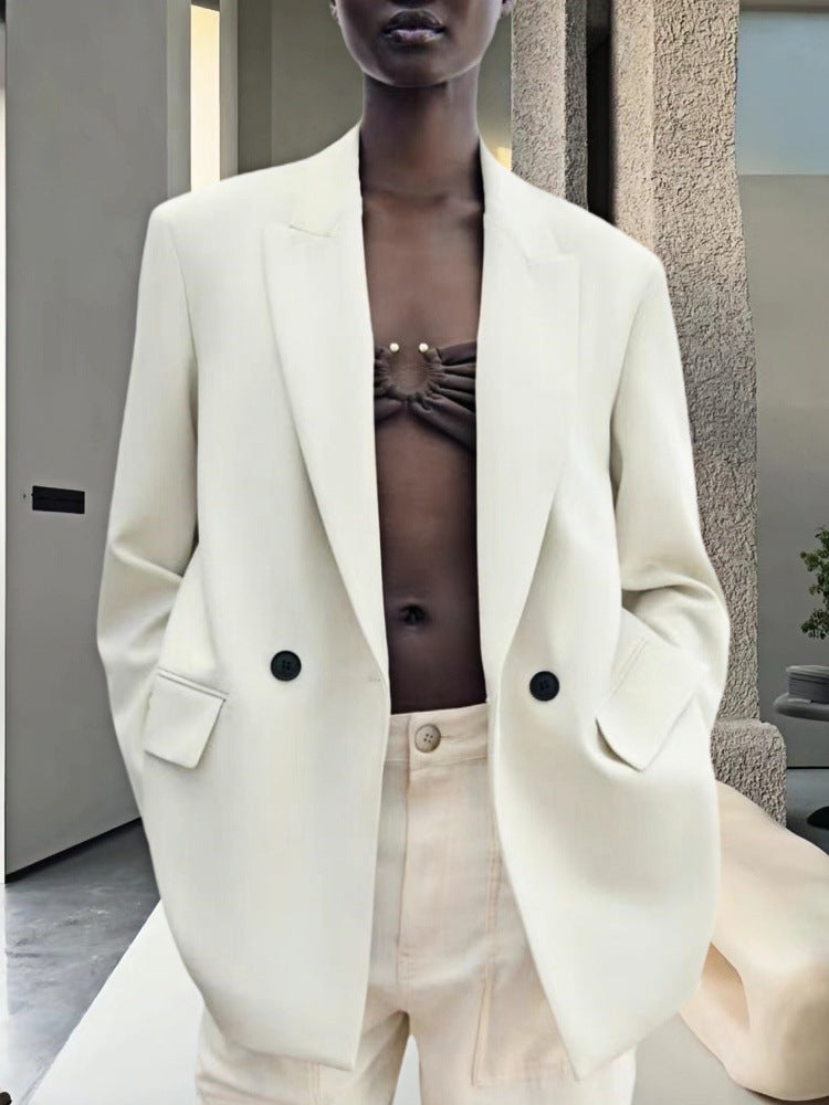 Damen Modischer und eleganter Oversized Blazer Amawinc