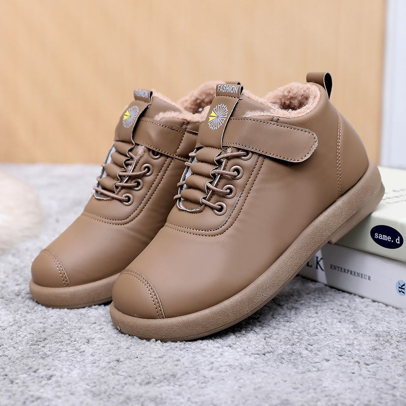 Damen Winter-Sneakerstiefel mit Fleece-Futter | Große Größen