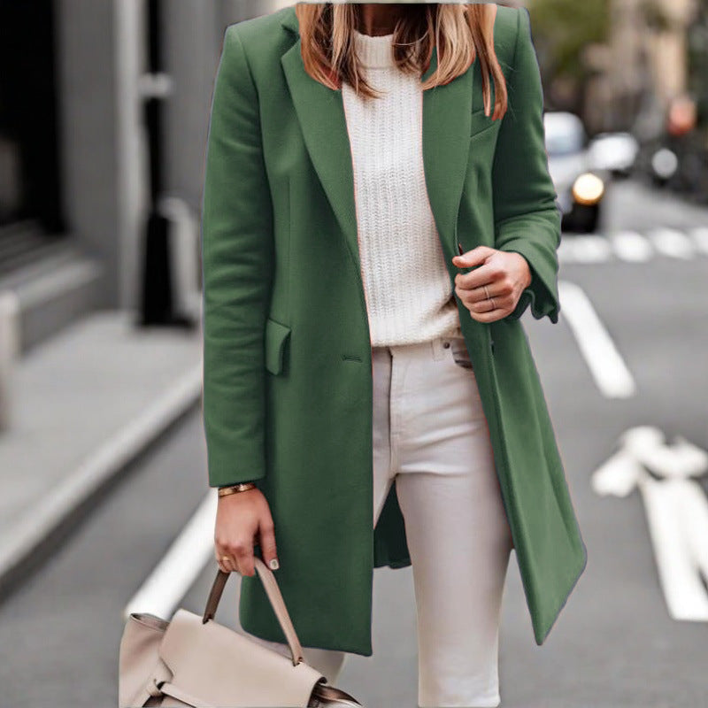 Damen Lässiger und eleganter Langmantel Amawinc