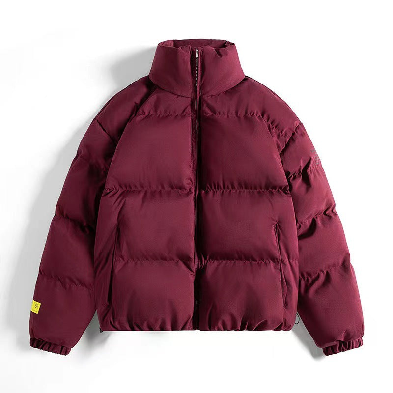 Damen modische Steppjacke mit hohem Kragen und praktischen Taschen Amawinc