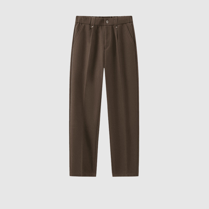 Pantalon Confort Élite François Blanchet En Mélange Coton Lin Pour Hiver Chaud Et Confortable