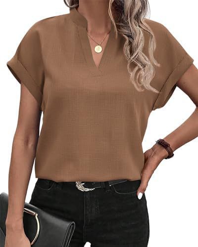 Damen lässige Bluse Amawinc