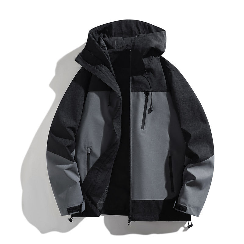 Damen technische Allwetterjacke mit vielseitigem Kapuzendesign und verstellbaren Belüftungsöffnungen Amawinc