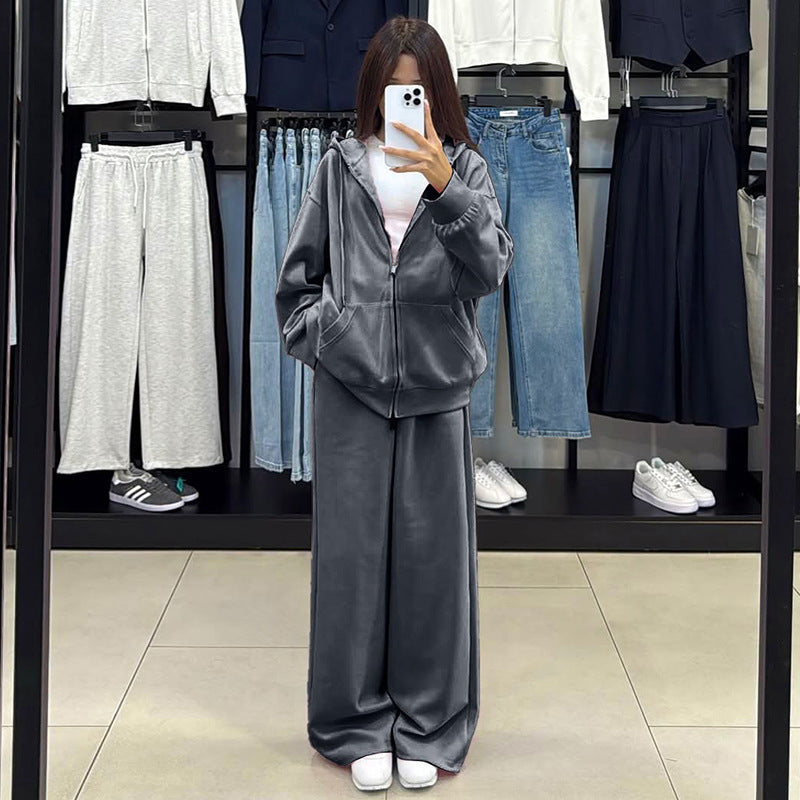 Damen bequemer und stylischer Kapuzenset Amawinc