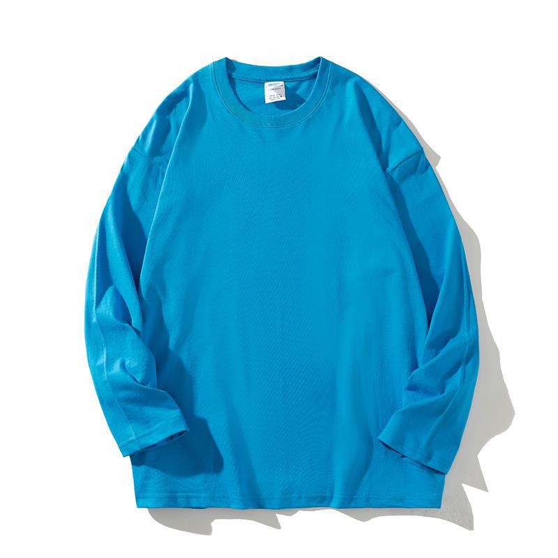 Damen vielseitiges Langarm-T-Shirt aus hochwertiger Baumwolle Amawinc