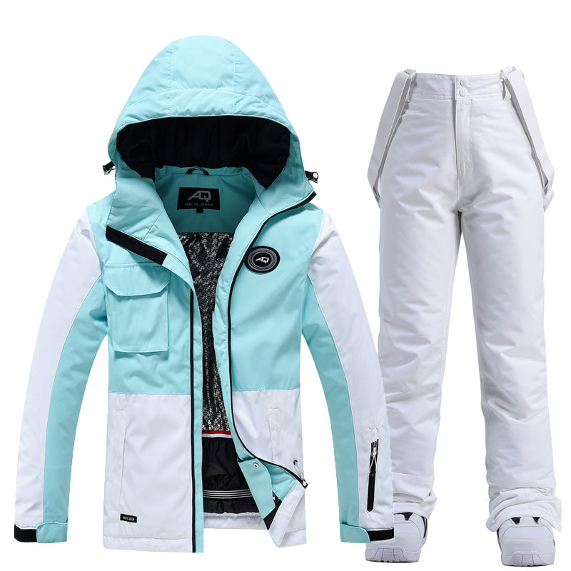 Veste Et Pantalon De Ski Pour Femme Résistants À L Eau Et Au Vent Avec Coupe Ajustée