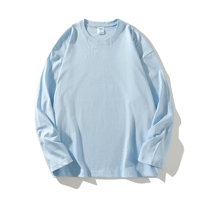 Damen vielseitiges Langarm-T-Shirt aus hochwertiger Baumwolle Amawinc