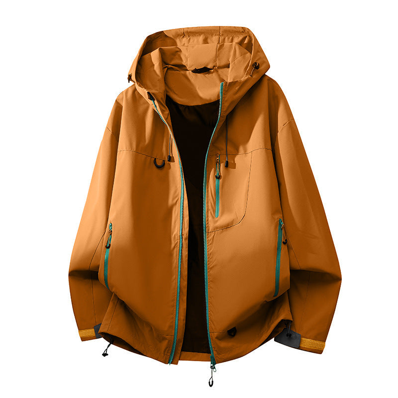 Damen technische Outdoorjacke mit multifunktionalen Taschen und verstellbarem Kapuzensystem Amawinc