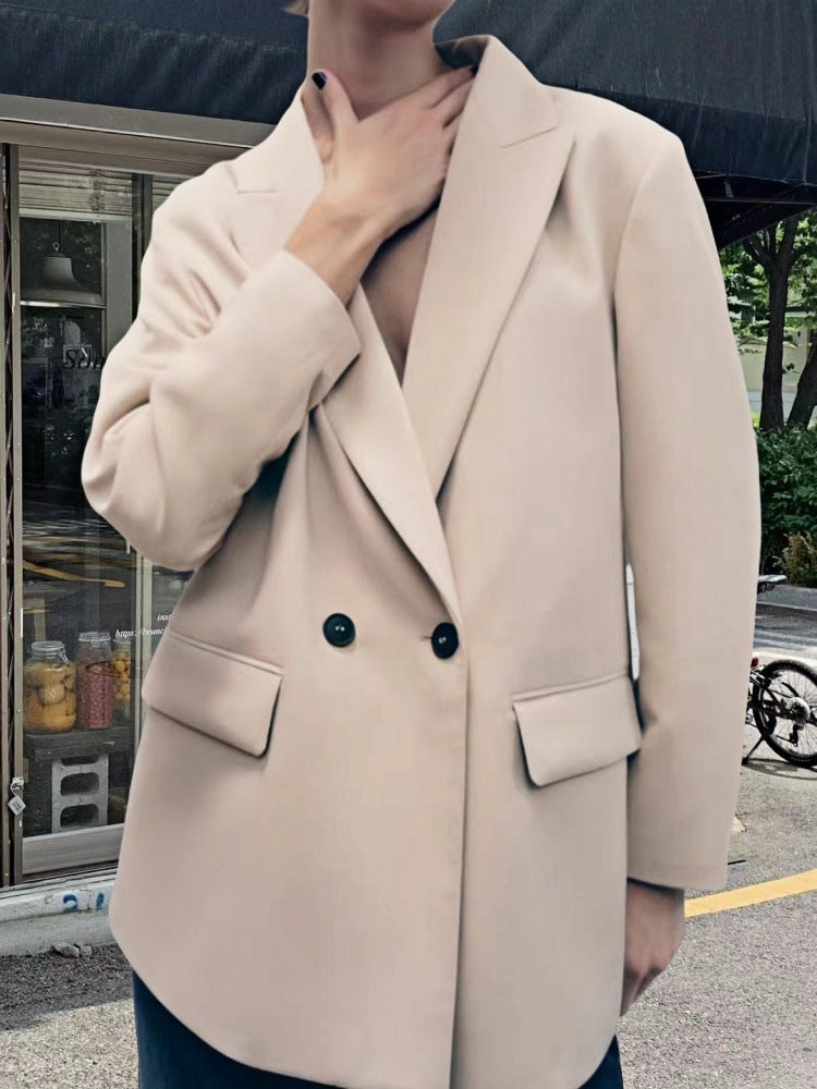 Damen Modischer und eleganter Oversized Blazer Amawinc