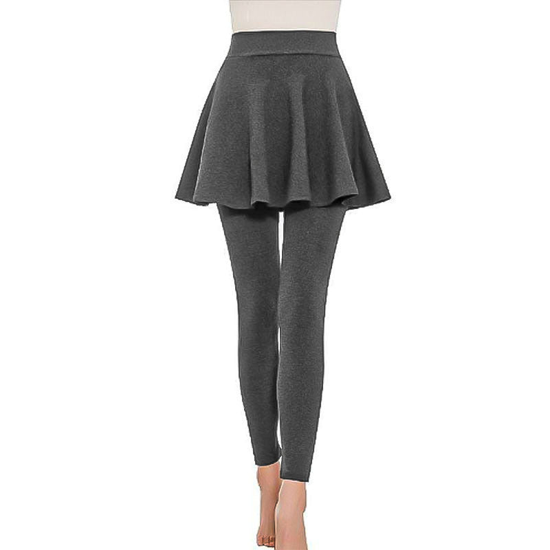 Damen Leggings mit integrierter Skirtschnitt Amawinc