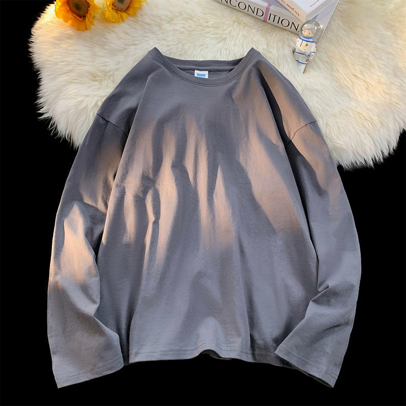 Damen Lässiges Langarmshirt aus hochwertiger Baumwolle Amawinc