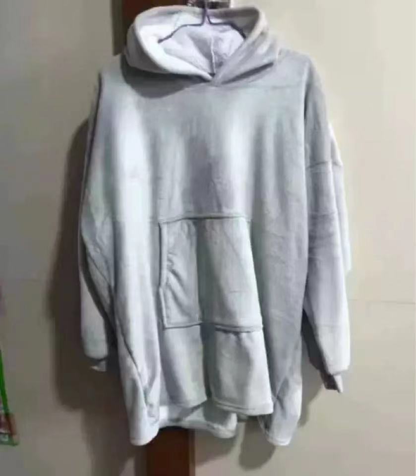 Damen Großer Kapuzenpullover mit kuscheligem Fleece und praktischen Taschen Amawinc