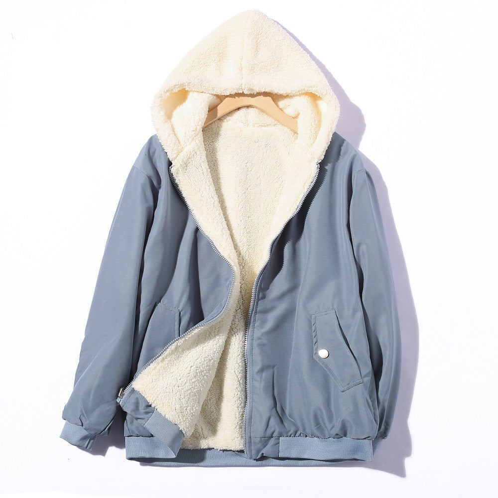 Damen Kuschelige Fleece-Jacke Amawinc